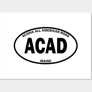 Acadia All-American Road oval Posters and Art